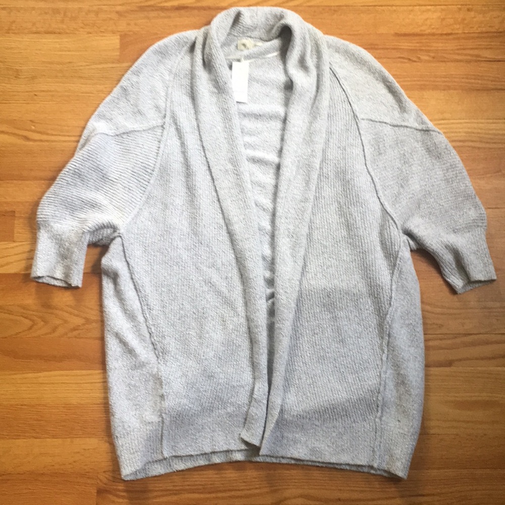 Lou & Grey Open-Front Cardigan NWT
